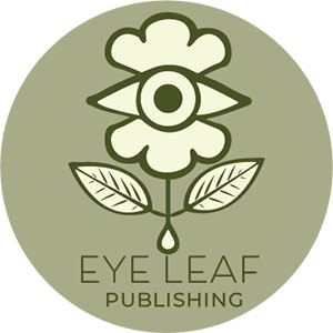 Claire Blackwell's EyeLeaf Publishing logo design. 